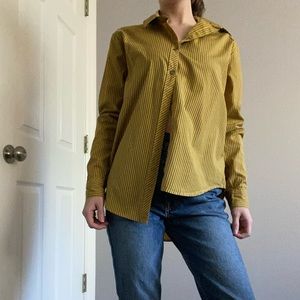 Pinstripe button down